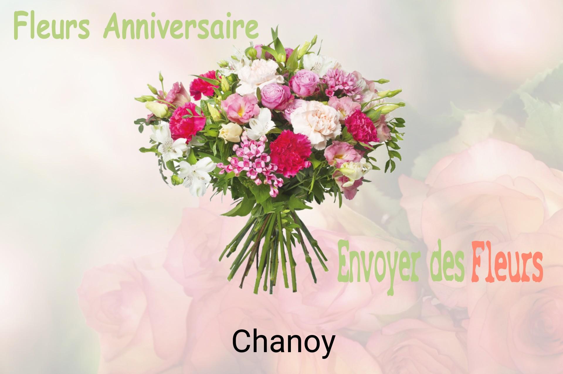 Bouquet de fleurs d’anniversaire livré à Chanoy