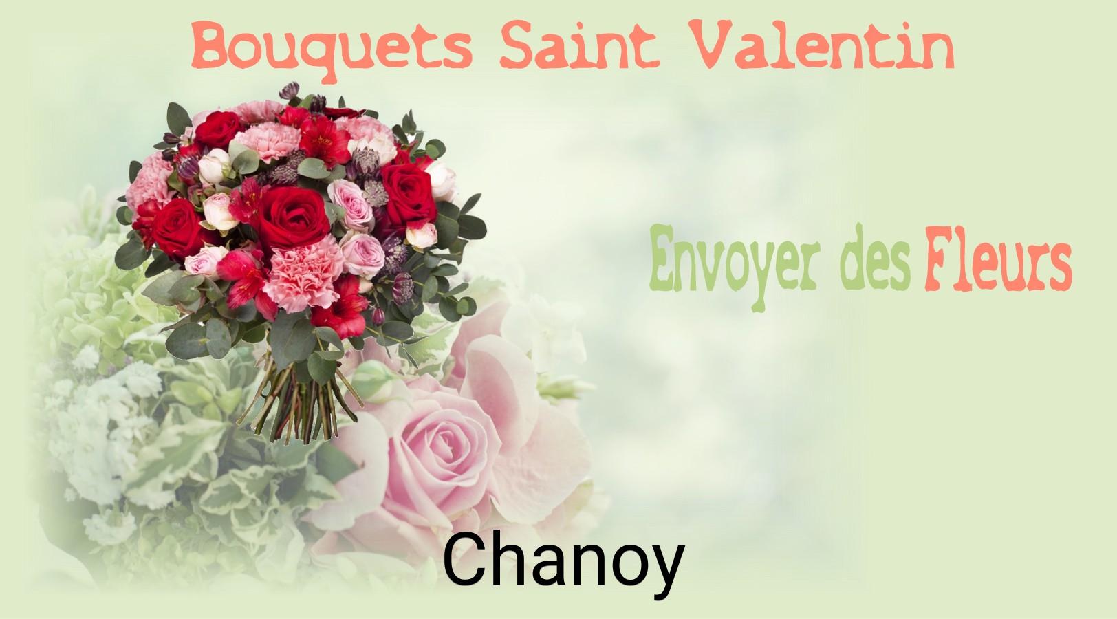 Roses de Saint-Valentin livrées à Chanoy